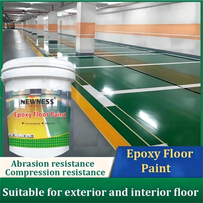 Pintura de suelo auto-nivelable con dos componentes resina epoxi fácil de aplicar y duradera
