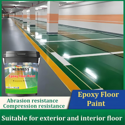 Foshan NEWSESS Pintura de piso autonivelable epoxi CAS no. 24969-06-0 espesor de la película