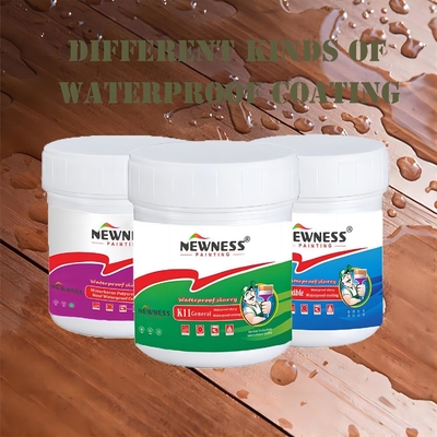 Revestimiento impermeable de poliuretano a base de agua para techos K11 Contenido sólido general 65%