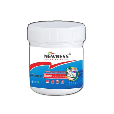 Revestimiento de edificios pintura impermeable a base de agua de poliuretano gris con protección UV