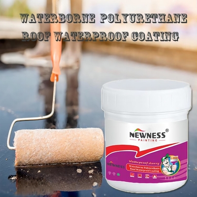 Revestimiento de techo de caucho líquido de poliuretano Pintura impermeable con MF C10H8N2O2.C6H14O3 x