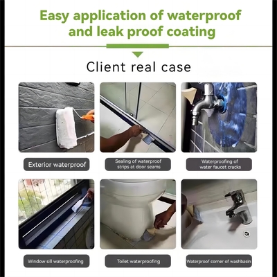 Método de aplicación del pincel Emulsión de plástico Revestimiento superior impermeable Pintura brillante para pared