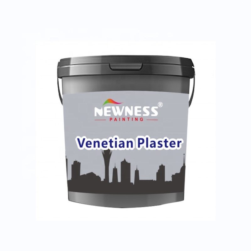 Pintura de pared de yeso veneciano de alta brillantez anti-rayga con fuerte adhesión y herramientas de lote