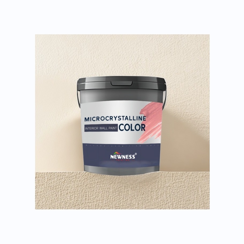 Pintura de pared interior de microcristales para alta adherencia al sustrato