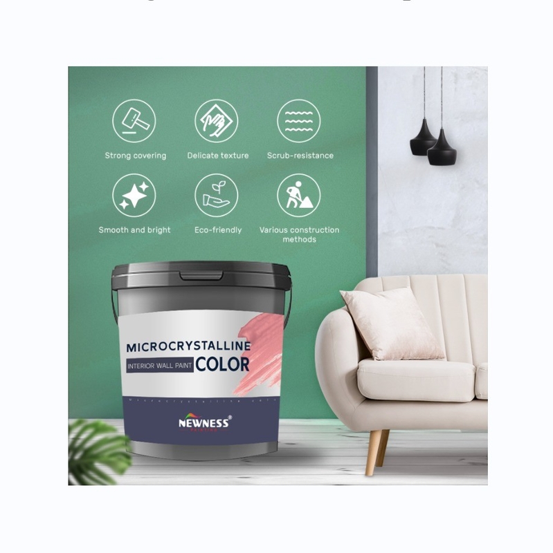 Tecnología de producción avanzada pintura de pared metálica de oro multicolor con acrílico