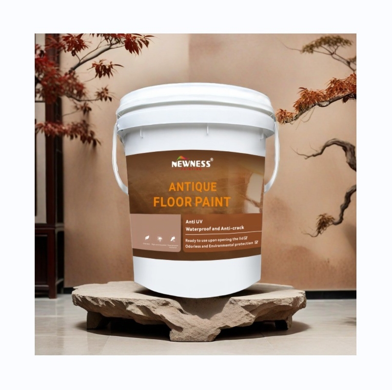 Pintura resinosa industrial de revestimiento de suelos epoxi a base de agua para pintura no tóxica y libre de disolventes