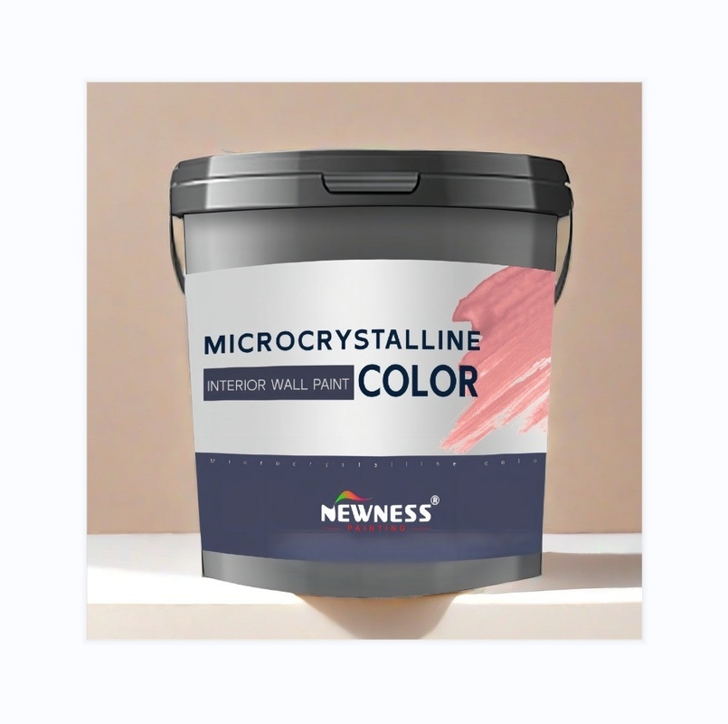 Pintura de pared de emulsión microcristalina de colores personalizados para revestimiento de textura interior