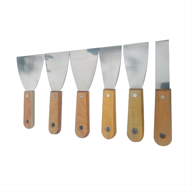 Medium Ext. Manilla 2 pulgadas Cuchilla de desbaste para la herramienta de revestimiento de pared de raspador de masilla Logotipo personalizado