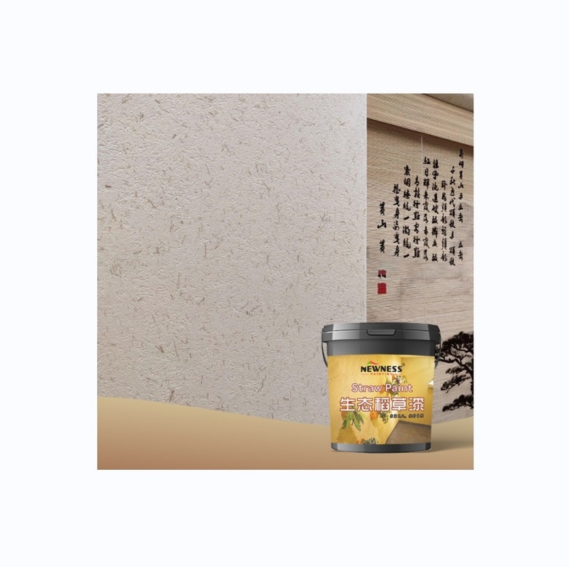 Volumen 20KG/bolsa Pintura de pared de arte de tierra de arcilla de paja de barro