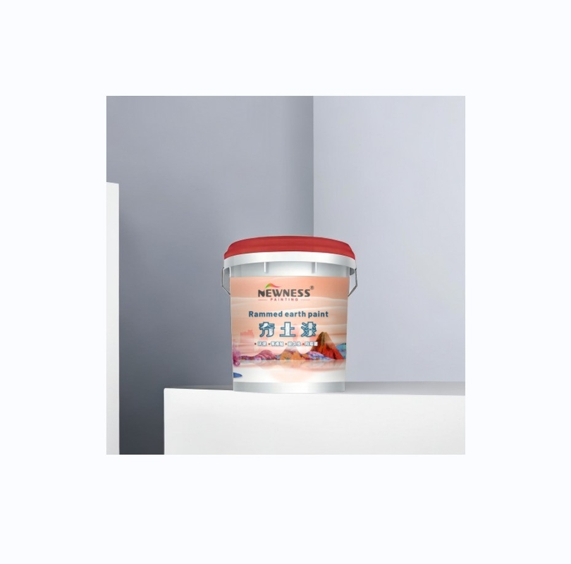 20KG/bolsa Volumen de pintura de paja Pintura de barro Loess respetuosa con el medio ambiente para paredes interiores sostenibles