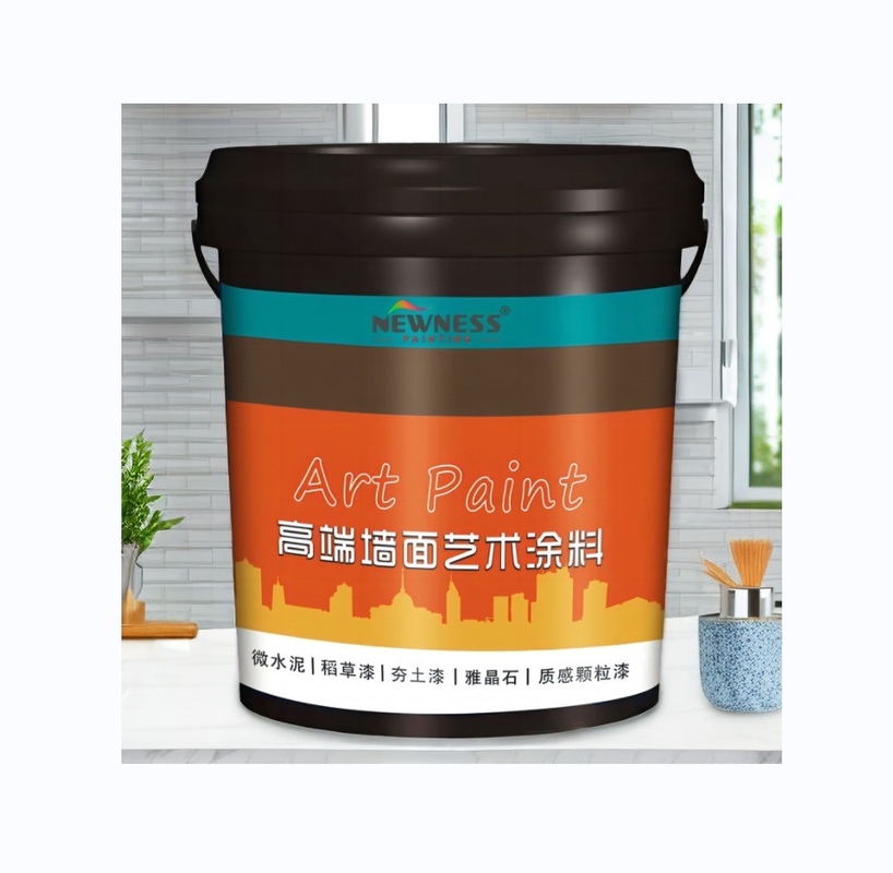 Colores personalizados Resina de agua acrílica en polvo Pintura de pared de cáscara de huevo para acabados existentes