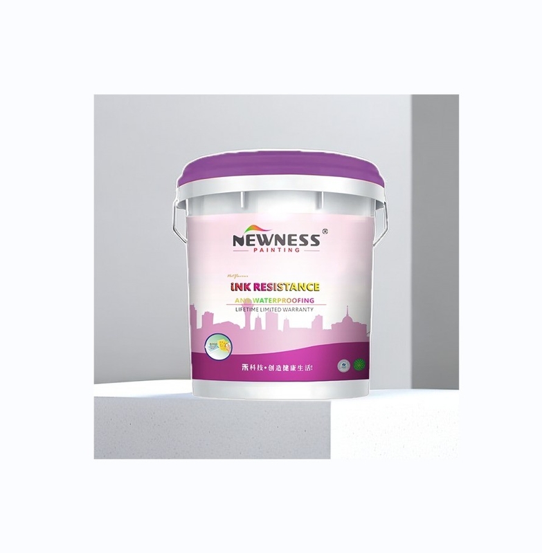Pintura de revestimiento de látex multicolor de todo uso Emulsión de pintura para paredes Apariencia de película dura