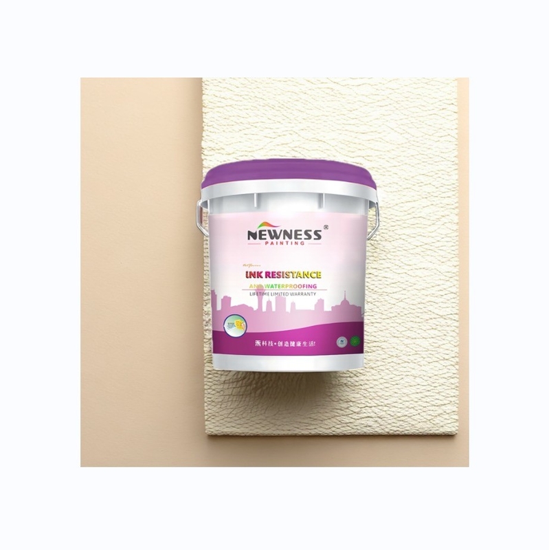 Buena flexibilidad Pared interior Emulsión de pintura de látex para paredes en acabado brillante