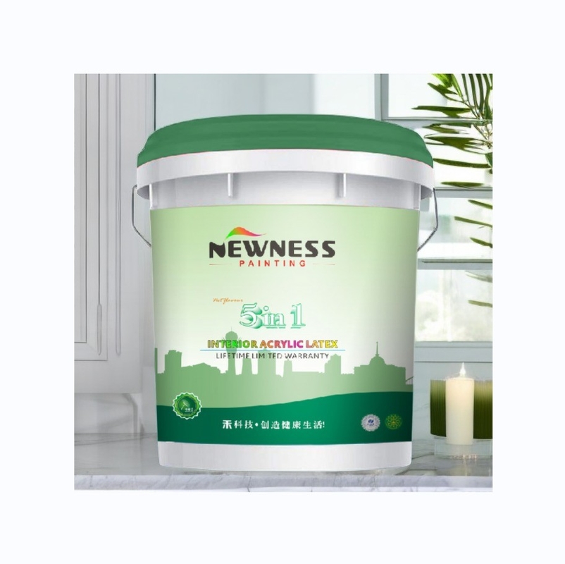 Pintura de látex respetuosa con el medio ambiente Emulsión de pared Pintura para el hogar Hotel Scene MF Tio2