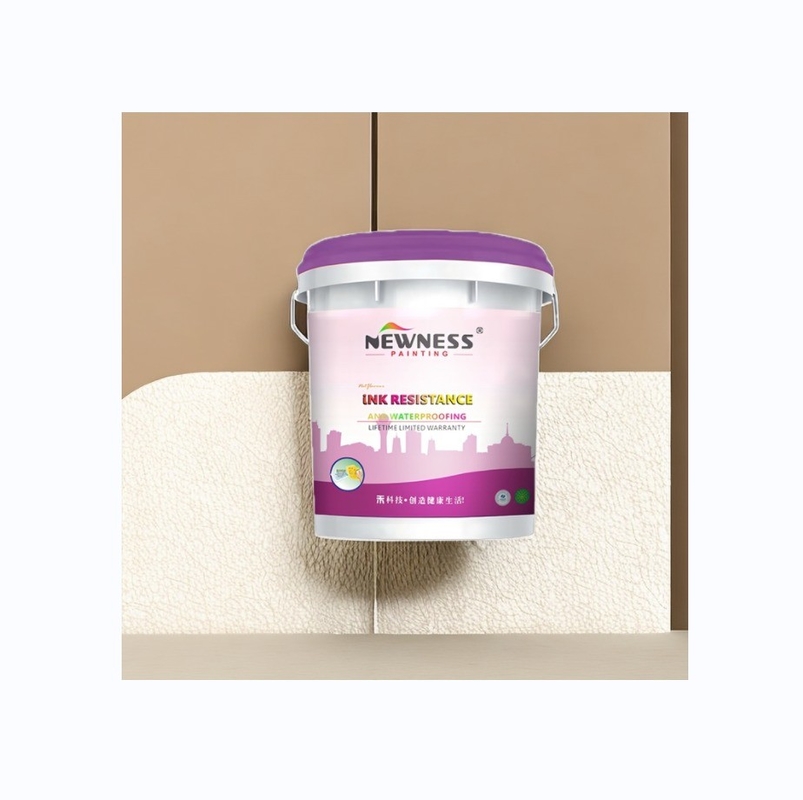 Emulsión de acrílico puro excelente de mancha pintura líquida de látex para revestimiento de edificios MF Tio2