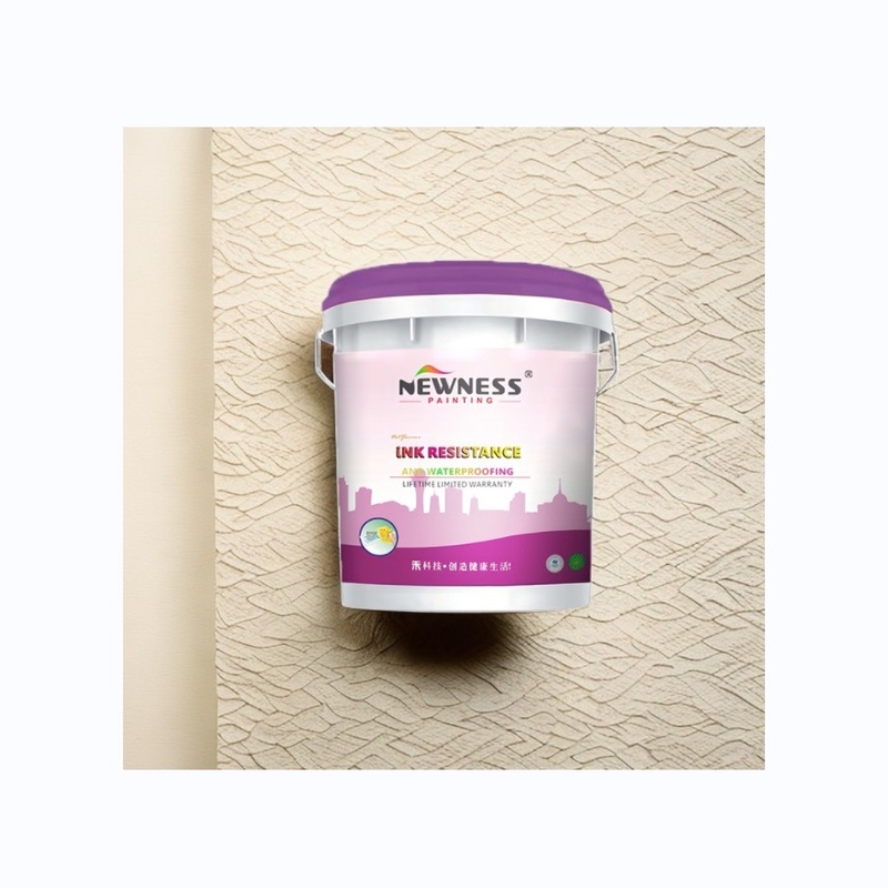 Pintura de látex de albañilería de acabado brillante para decoración de interior impermeable y ventilación