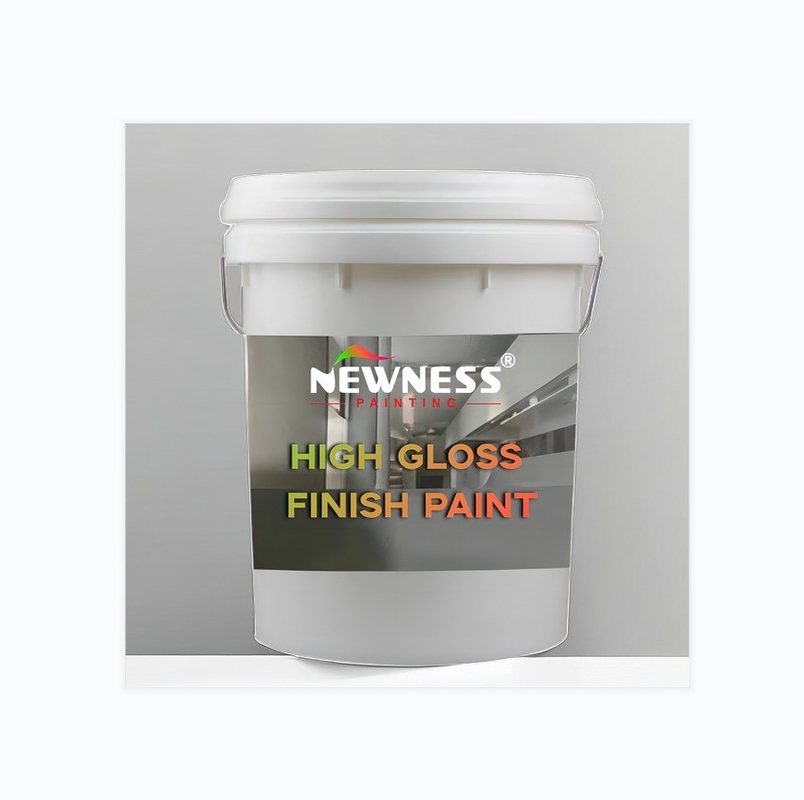 Pintura de pared impermeable acrílica con acabado brillante para revestimiento brillante e impermeable