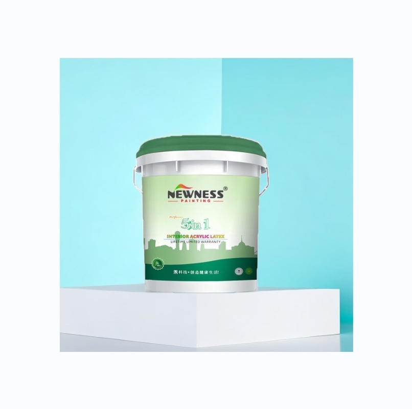 Pintura de látex interior con emulsión de resina acrílica y Tio2