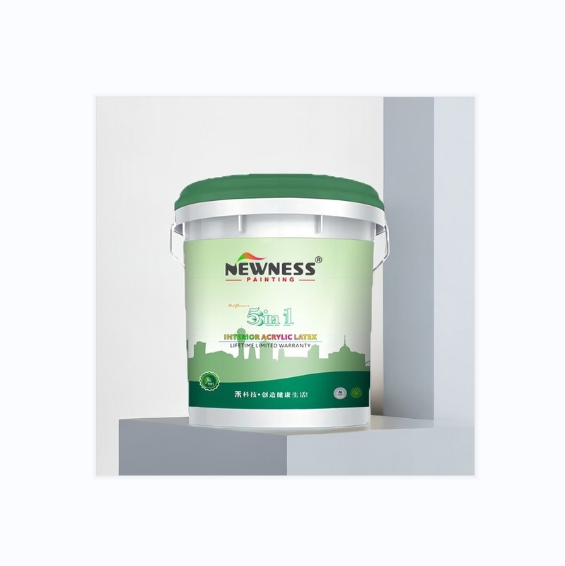 Pintura de pared interior a prueba de moho Pintura líquida acrílica con ventaja de formaldehído neto