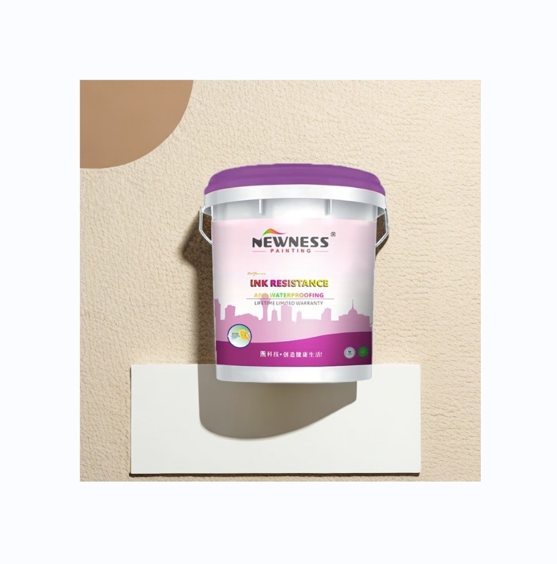 20KG/BUCKET Pintura de pared interior impermeable de secado rápido para mejorar la eficiencia del revestimiento de edificios