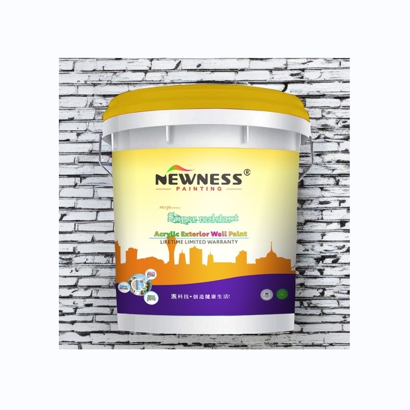 Pintura de látex acrílico exterior fácil de aplicar revestimiento de pared decorativo para áreas exteriores
