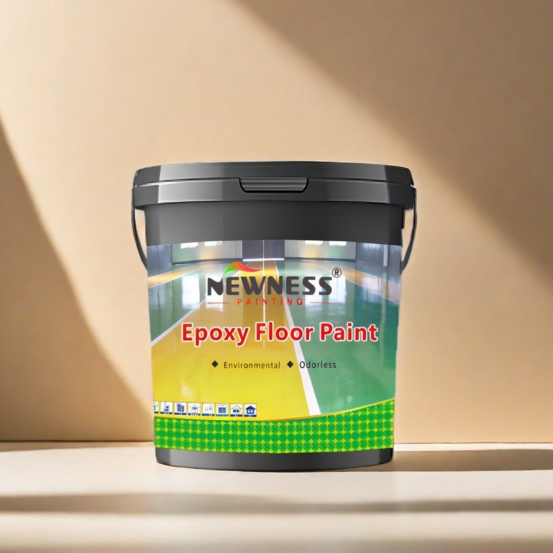 Pintura de piso de resina epoxi de color brillante 12 meses