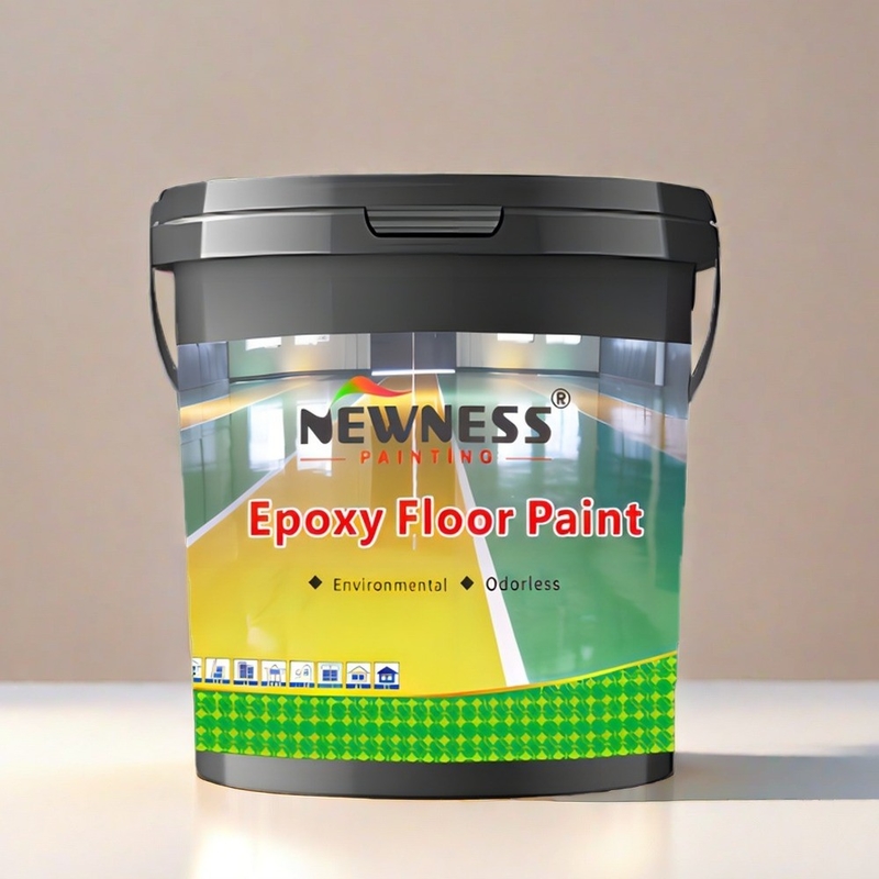 Excelente resistencia al polvo y a la corrosión pintura de piso epoxi autonivelable en estado líquido