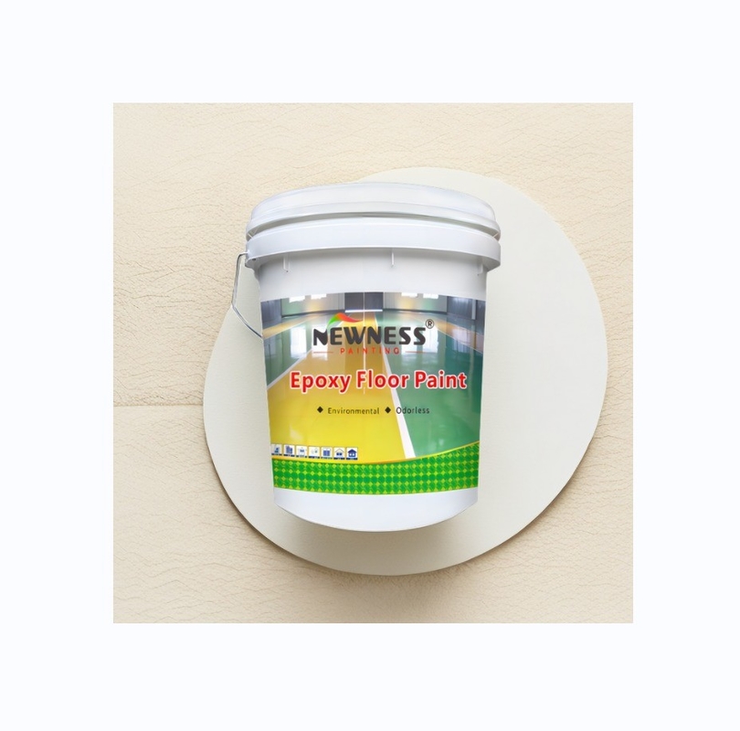 Pintura de suelo de caucho acrílico para aplicaciones de pincel / pintura suaves en suelos de cemento