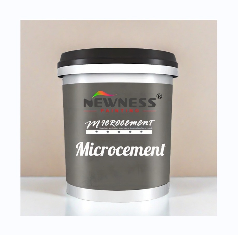 Revestimiento de micro cemento de doble componente no tóxico y respetuoso con el medio ambiente para la decoración interior exterior