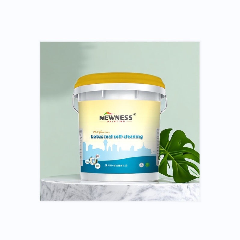 Pintura de pared acrílica exterior blanca para el mercado fácil y eficaz