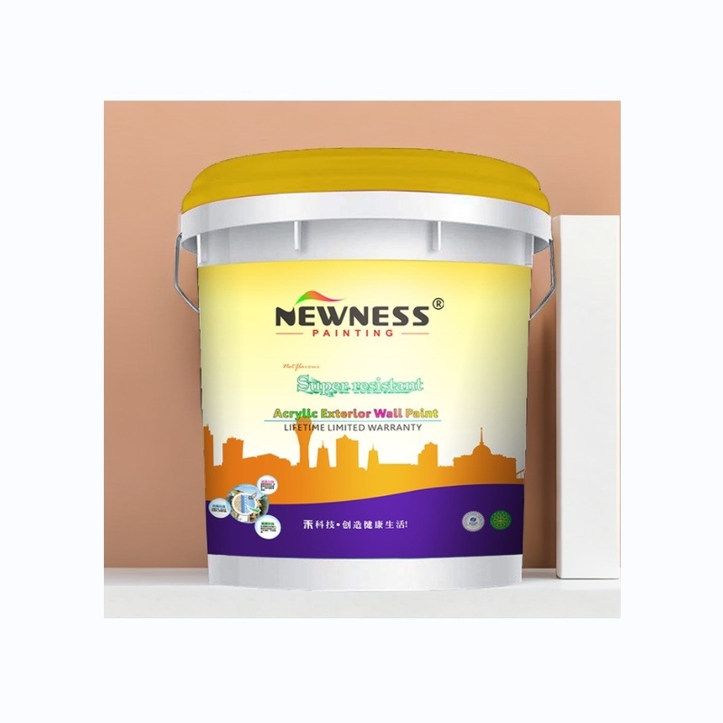 Emulsión de pintura exterior amarilla de buena resistencia a la suciedad para la aplicación con el cepillo