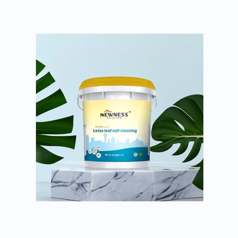Pintura para paredes interiores SHUNDE Edificio Puta elástica de látex Emulsión de pintura 20KG/BUCKET Volumen