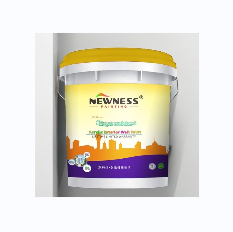Pintura de látex para paredes exteriores con revestimiento de edificios