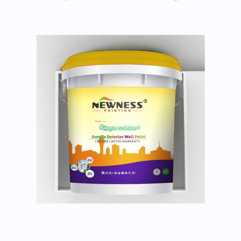Pintura de látex acrílico puro de grado profesional para decoración de paredes interiores y exteriores