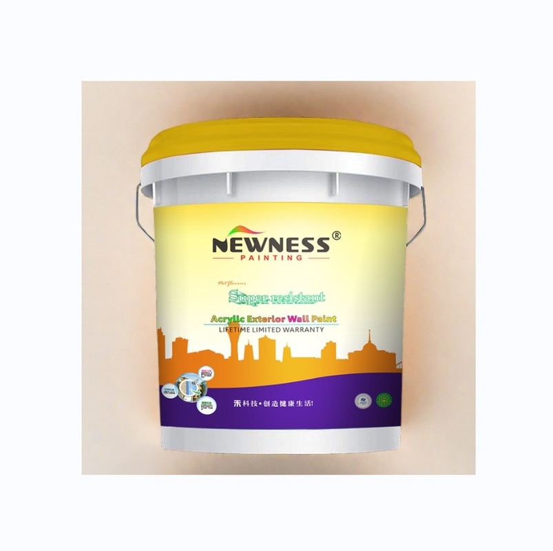 20KG/BUCKET Pintura de pared de revestimiento exterior de látex para interiores de habitaciones decoradas con laca