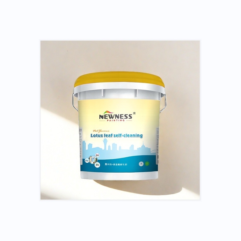 Pintura de látex acrílico de satén mate o acabado brillante para superficies interiores y exteriores