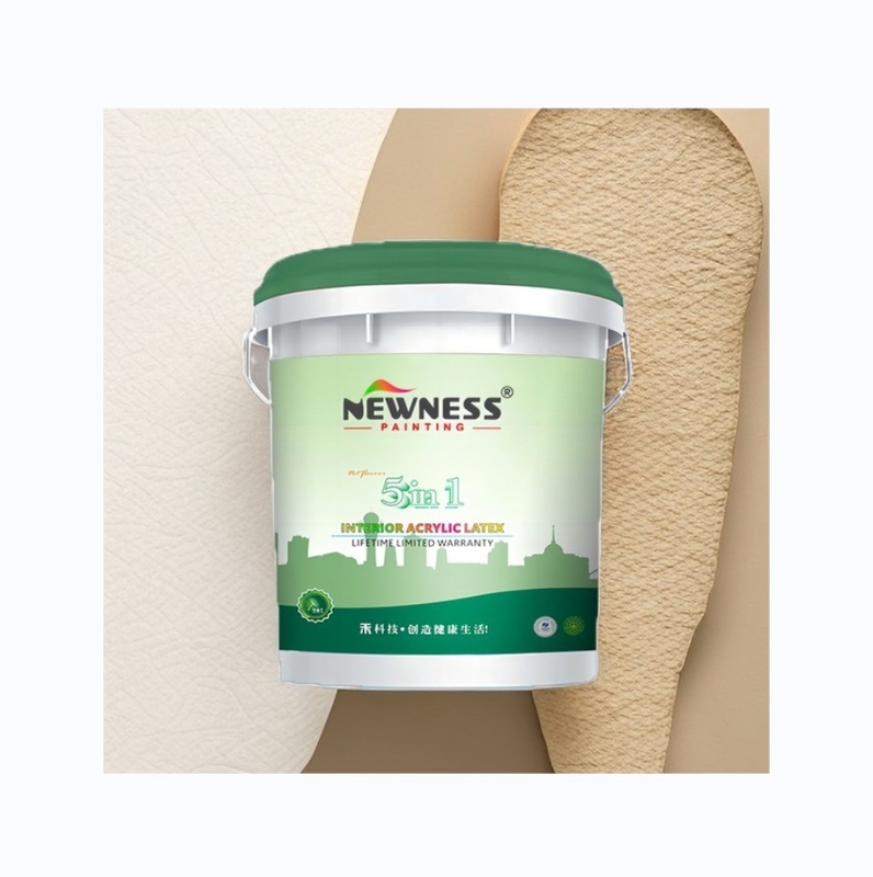 Pintura de pared acrílica colorida ECO-Home Interior Pintura de pared de primer recubrimiento emulsión látex