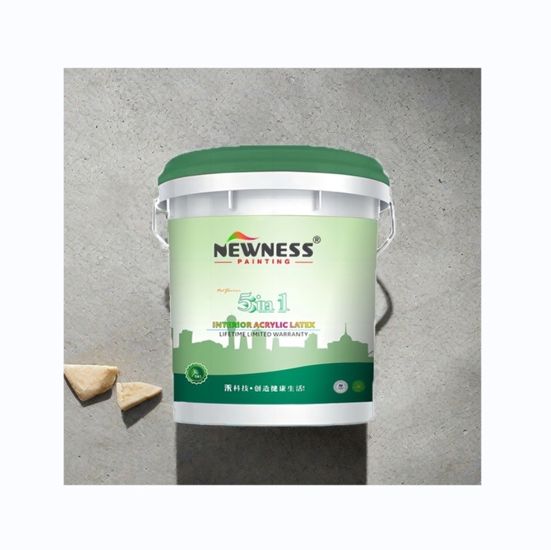 Método de aplicación del pincel Pintura de látex acrílico ecológico para revestimiento de paredes interiores