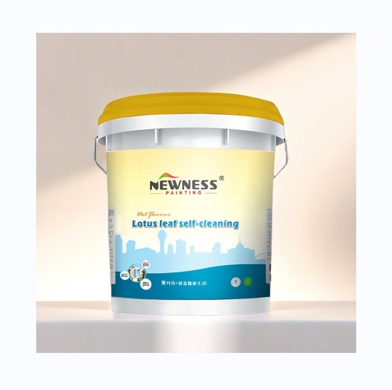 Pintura gris acrílica para paredes exteriores a base de agua 20KG/BUCKET y 12 meses de vida útil