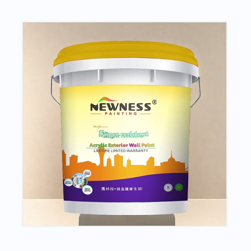 Pintura de látex libre de formaldehído para paredes exteriores e interiores