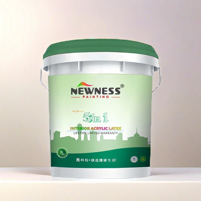 Pintura de pared interior de color blanco para hospitales ecológicos a prueba de moho
