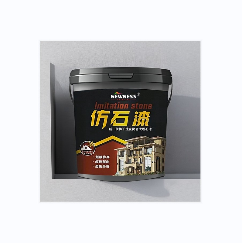 Pintura de piedra natural para la pared exterior Mejore el atractivo de la acera de su hogar