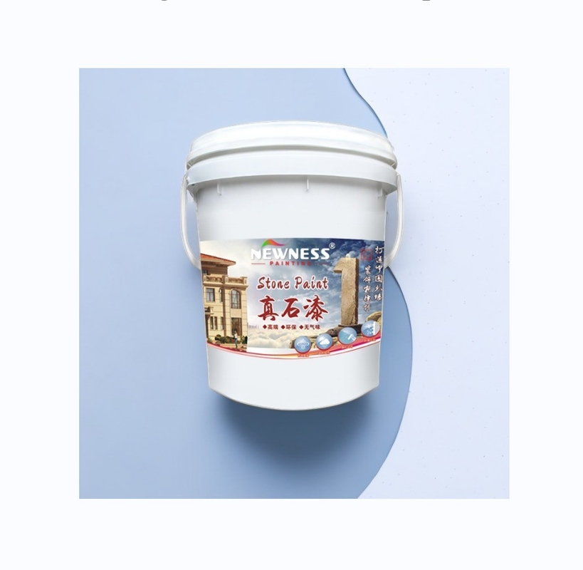 Consumo teórico de pintura 0,25-0,35 m2/Kg Pintura de piedra de pared exterior de alta adhesión