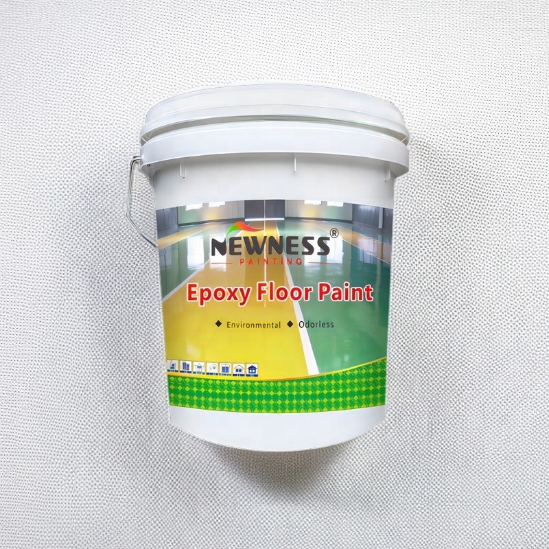 Pintura de suelo epoxi sólida 100% para garaje almacén y oficina