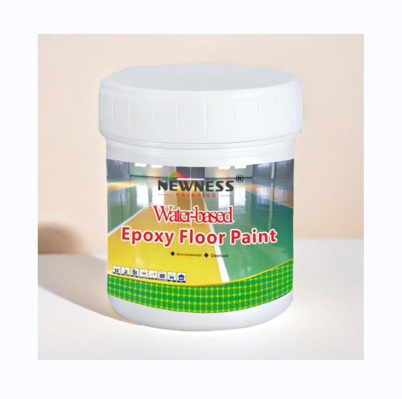 Pintura de suelo auto-nivelable con dos componentes resina epoxi fácil de aplicar y duradera