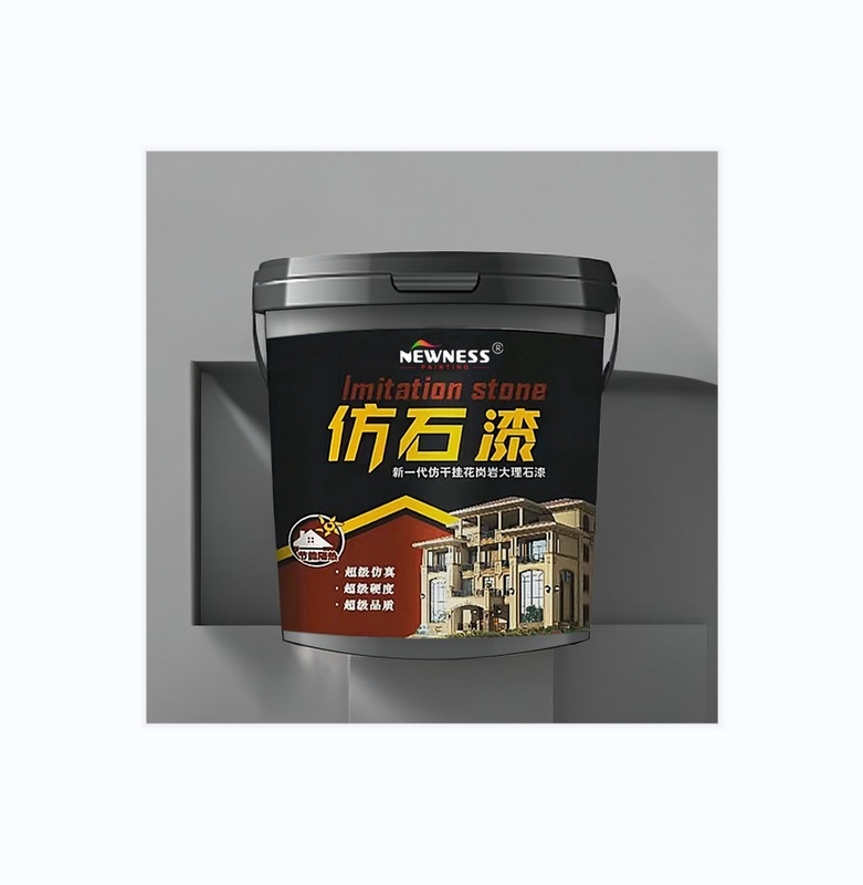 Pintura de paredes exteriores con revestimiento en polvo de mármol Pintura de piedra natural para decoración exterior