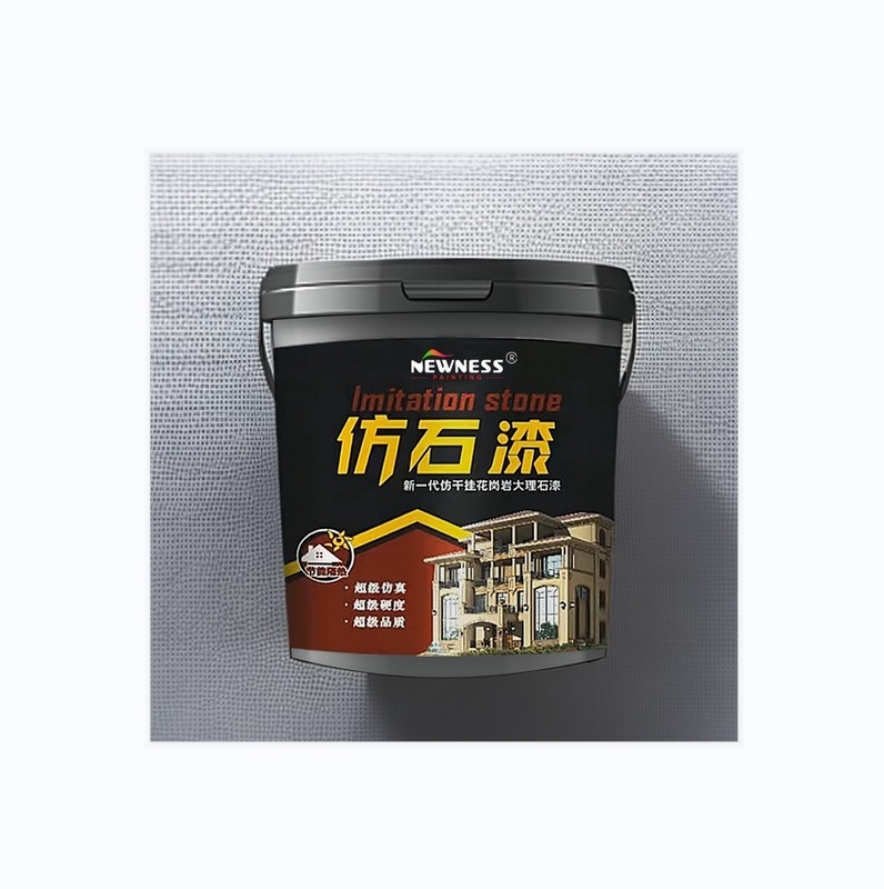 Materia prima principal impermeable Acrílico colorido roca de rociado de mármol de escamas pintura de pared exterior