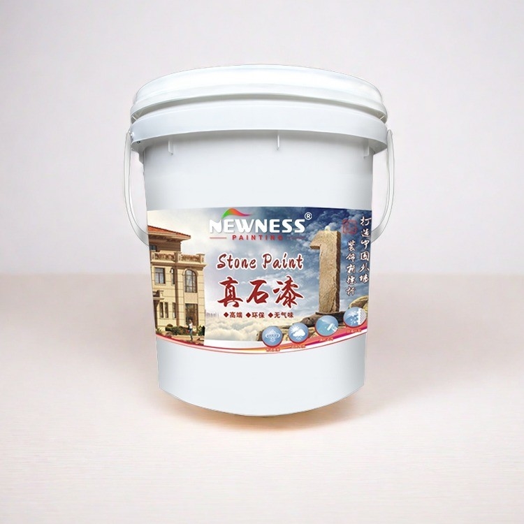 Pintura de pared exterior con un consumo teórico de pintura de 0,25-0,35 m2/KG