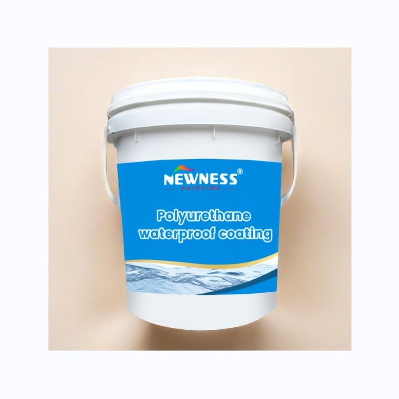 Polyuretano pintura impermeable para el techo piso pared micro cemento negro ecológico